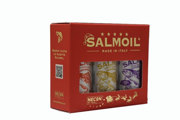 Salmoil 3 vnt. x 50 ml, jūsų pasirinkimas; raudonoje dėžutėje